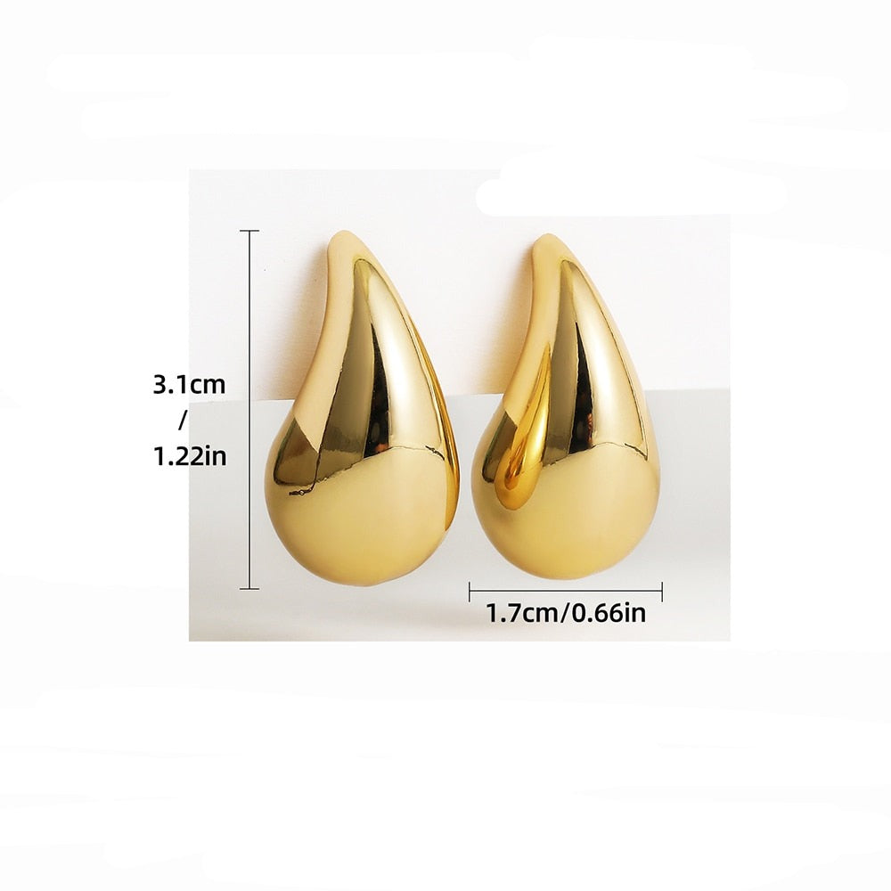 Women's Chunky Teardrop Earrings