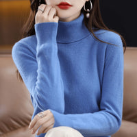 Women's Classic Roll Neck Wool Jumper