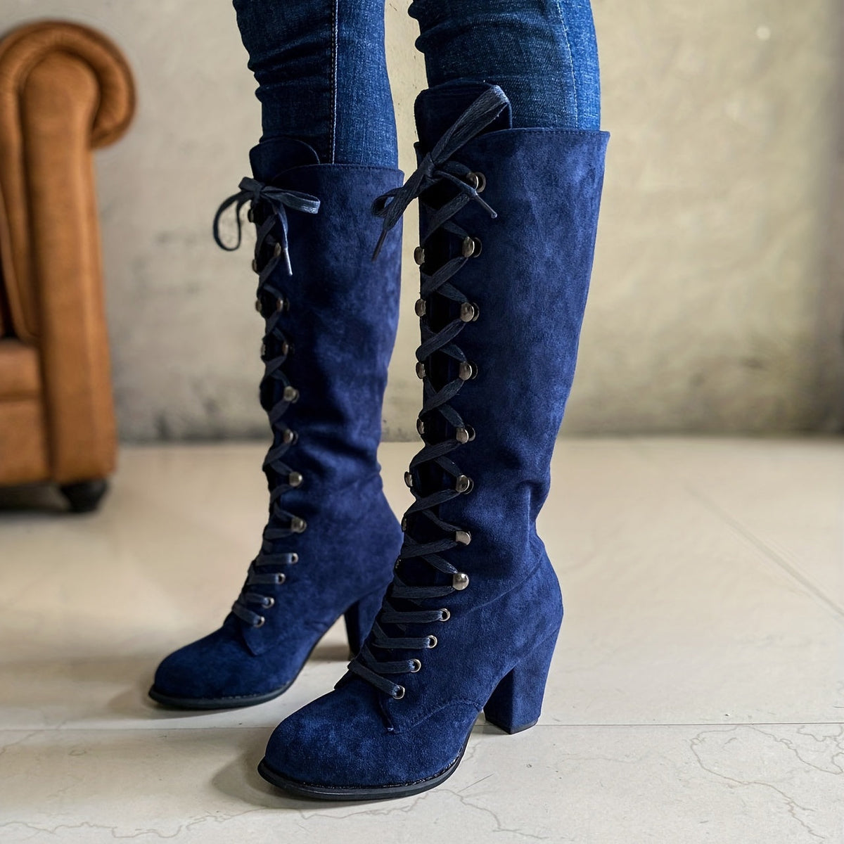 Women's Comfortable Knee-High Winter Boots