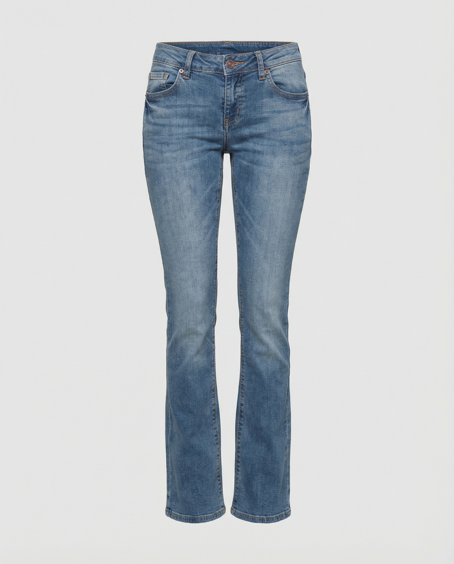 Women's Denim Low-Rise Flared Jeans with Casual Vintage Look & Flared Leg | Charly