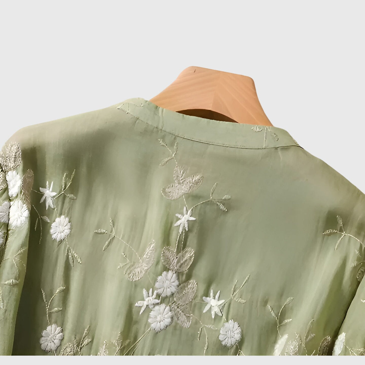 Women's Elegant Floral Embroidered Blouse