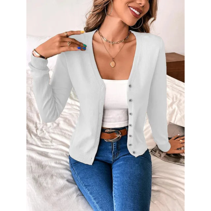 Women's Fine-Knit Vest for Autumn and Winter