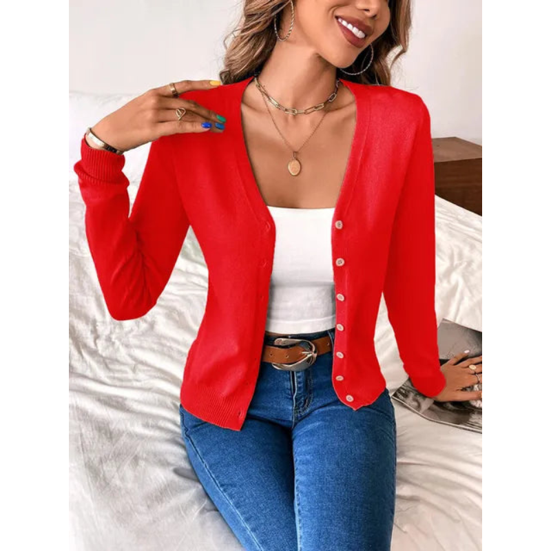 Women's Fine-Knit Vest for Autumn and Winter