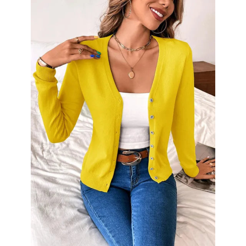 Women's Fine-Knit Vest for Autumn and Winter