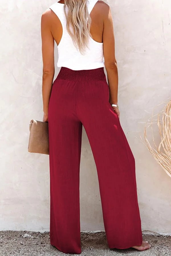 Women's High-Waisted Tailored Comfort Trousers