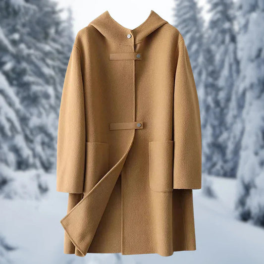 Women's Hooded Warm Knit Coat