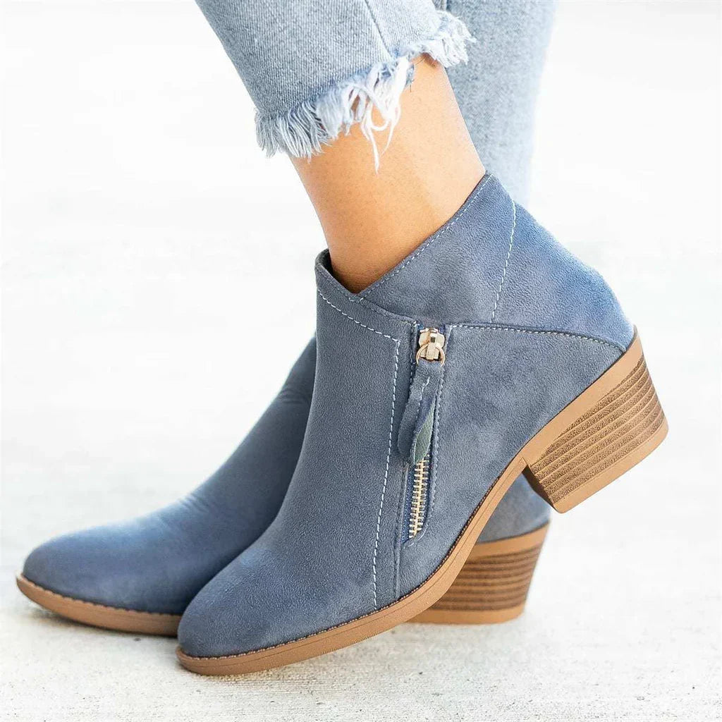 Women's Leather Ankle Boots