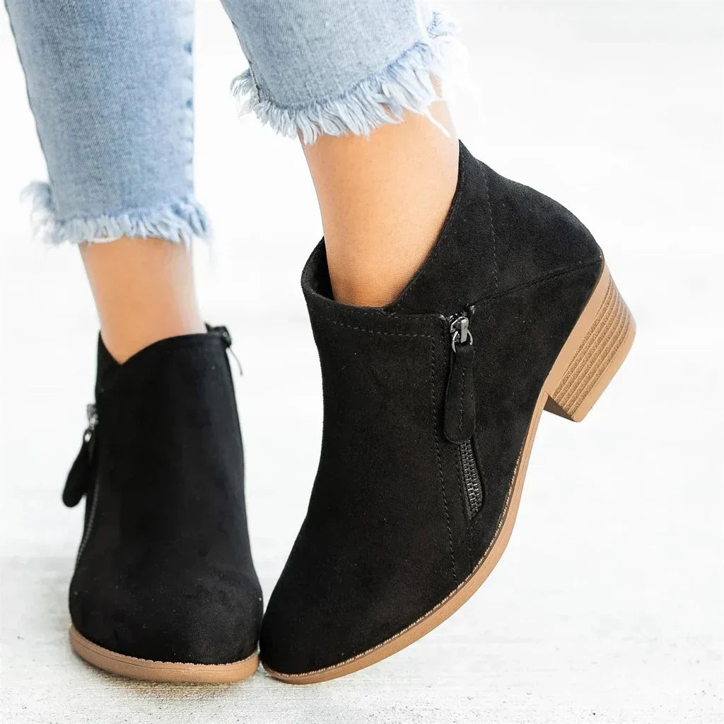 Women's Leather Ankle Boots