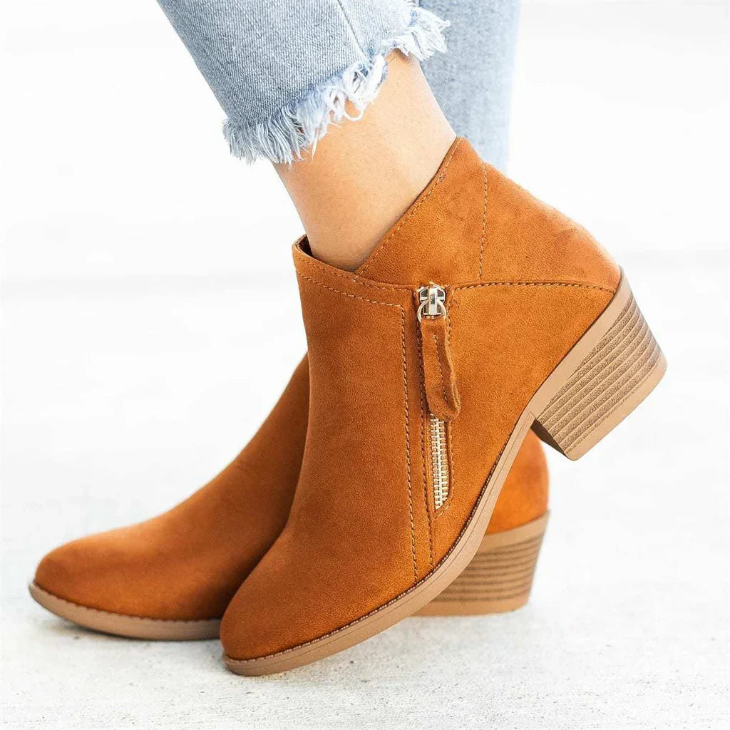 Women's Leather Ankle Boots