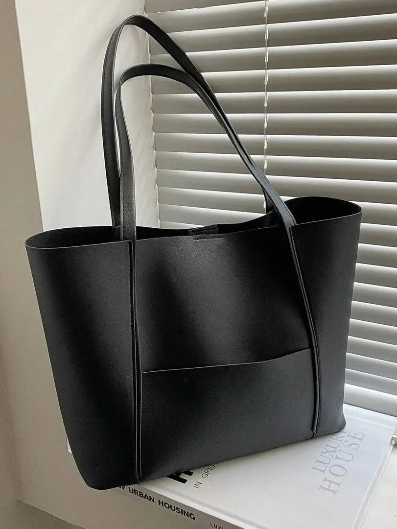 Women's Leather Tote Bag – Casual Style