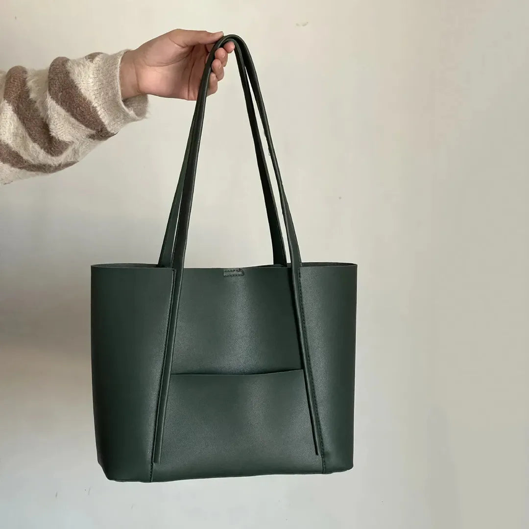 Women's Leather Tote Bag – Casual Style