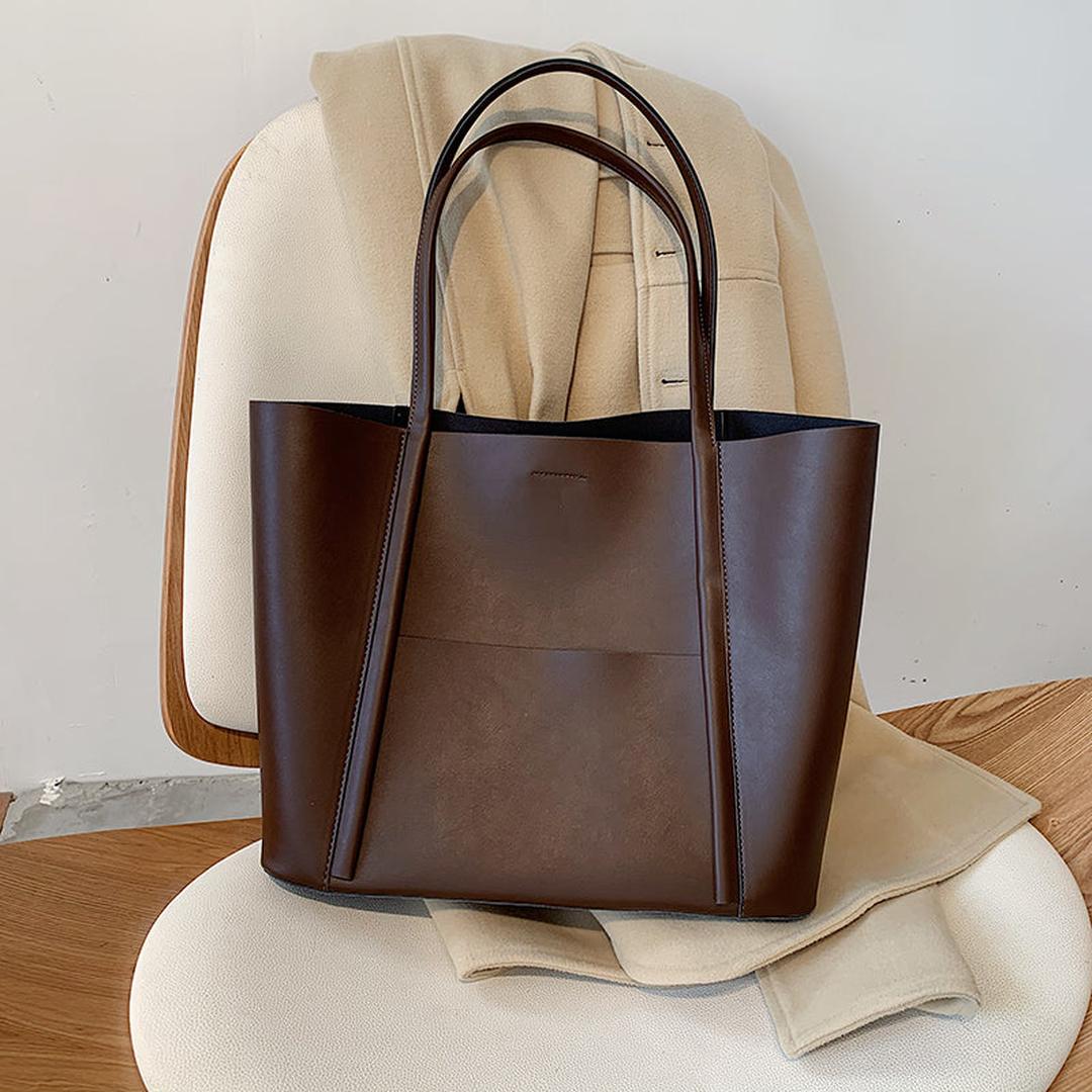 Women's Leather Tote Bag – Casual Style