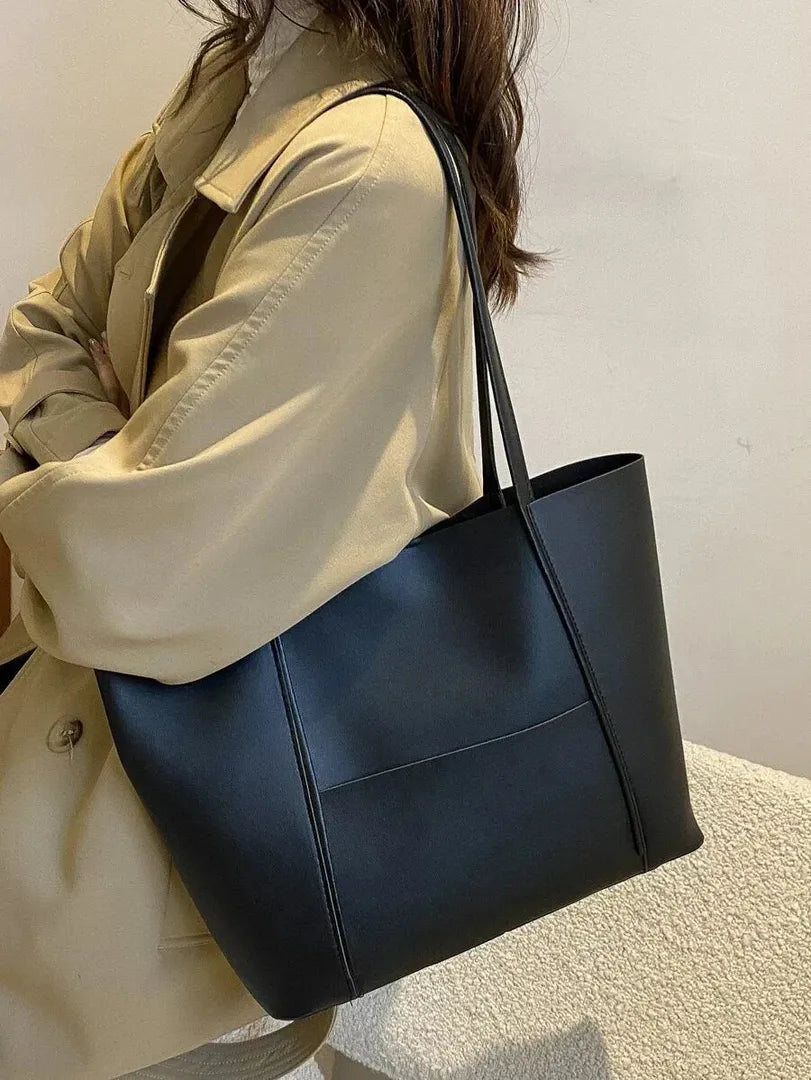 Women's Leather Tote Bag – Casual Style