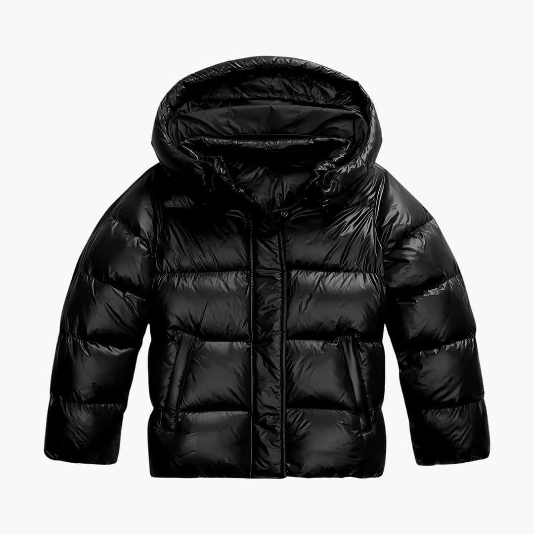 Women's Lightweight Hooded Quilted Winter Jacket with Front Pockets