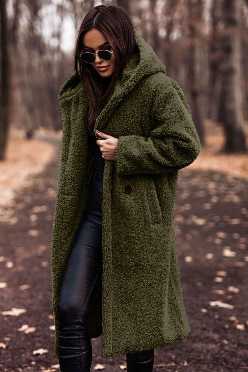 Women's Lightweight Hooded Winter Coat for Everyday Wear and Walking