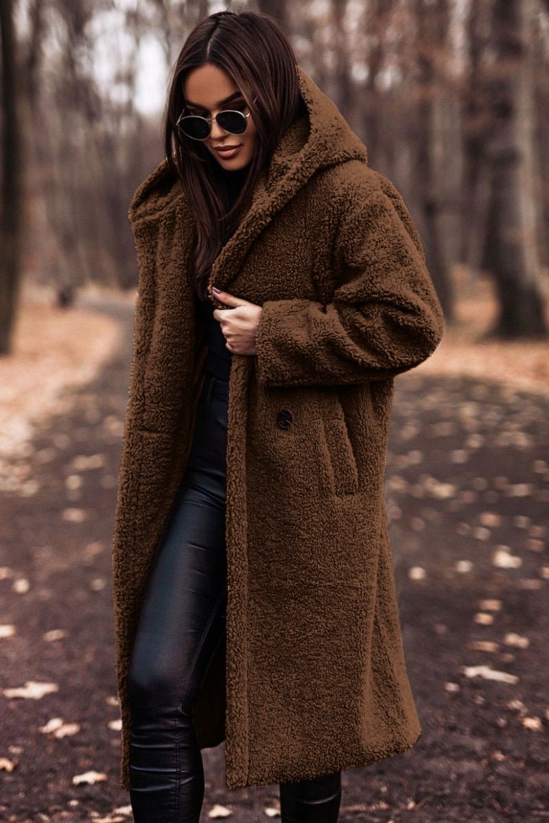Women's Lightweight Hooded Winter Coat for Everyday Wear and Walking