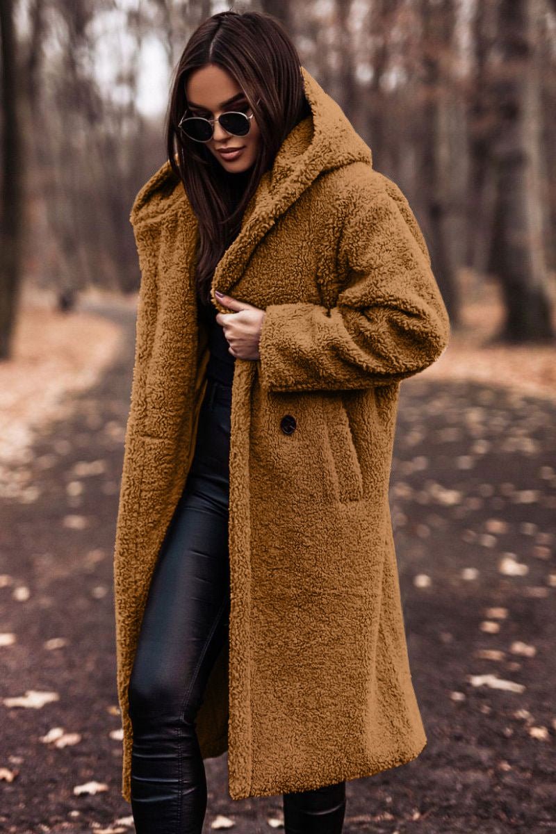 Women's Lightweight Hooded Winter Coat for Everyday Wear and Walking