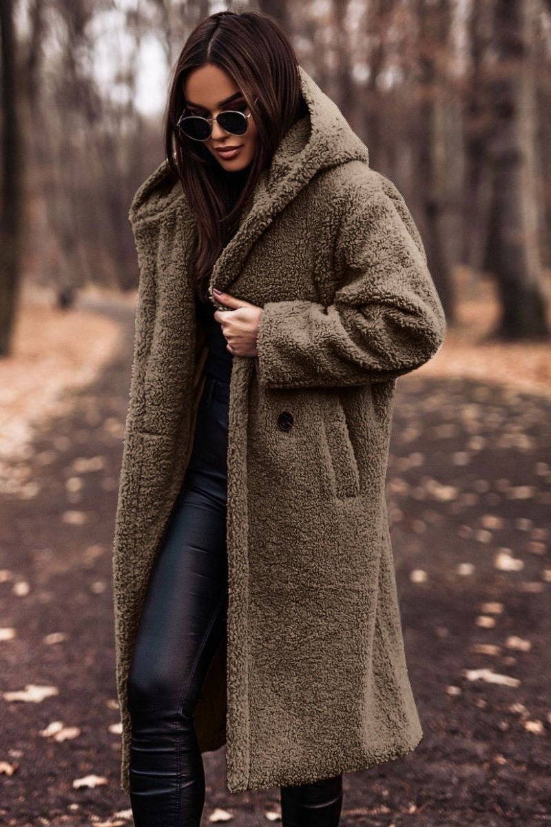 Women's Lightweight Hooded Winter Coat for Everyday Wear and Walking