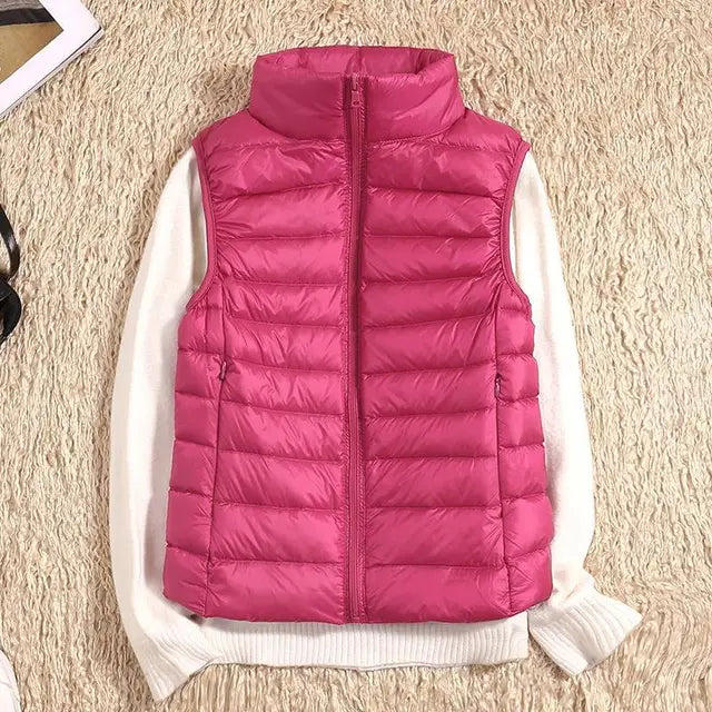 Women's Lightweight Vest – Stylish & Warm for Transitional Seasons