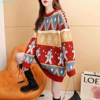 Women's Loose Oversized Christmas Sweater