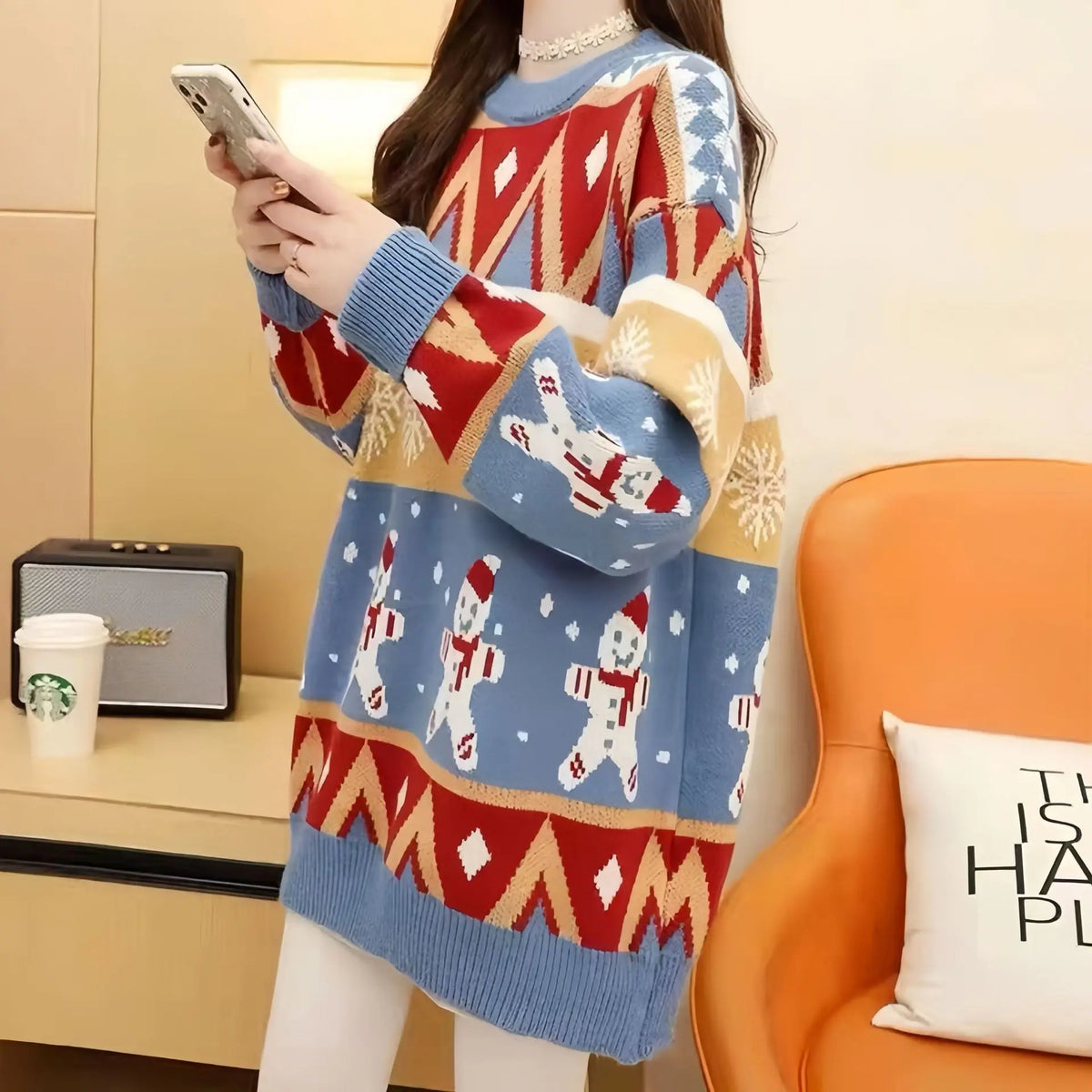 Women's Loose Oversized Christmas Sweater