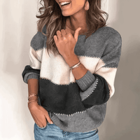 Women's Loose Striped Sweater