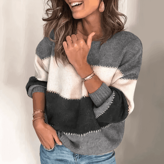 Women's Loose Striped Sweater