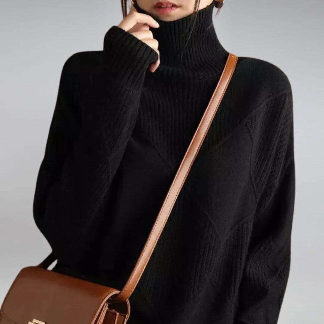 Women's Luxurious Turtleneck Sweater