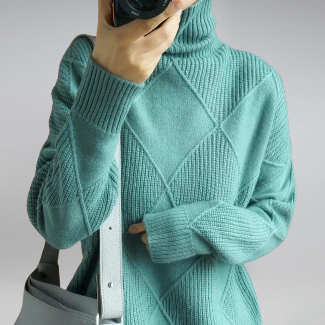 Women's Luxurious Turtleneck Sweater