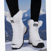 Women's Plush-Lined Lace-Up Snow Boots