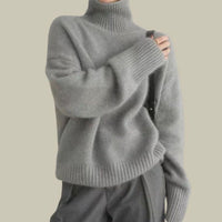 Women's Relaxed-Fit Merino Wool Turtleneck Sweater
