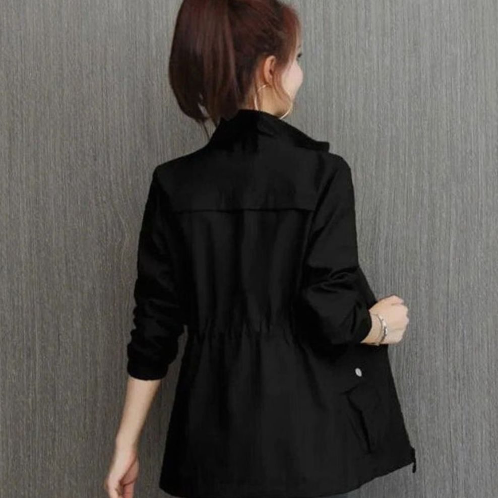 Women's Relaxed-Fit Waterproof Zip-Up Trench Coat