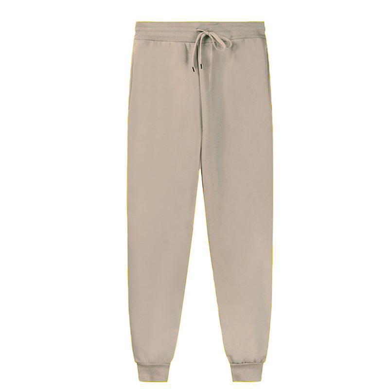 Women's Relaxed High-Waist Jogger Pants with Elastic Waistband, Drawstring, and Ribbed Cuffs