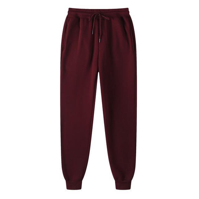 Women's Relaxed High-Waist Jogger Pants with Elastic Waistband, Drawstring, and Ribbed Cuffs