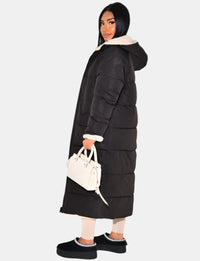 Women's Reversible Winter Jacket with Two Looks in One