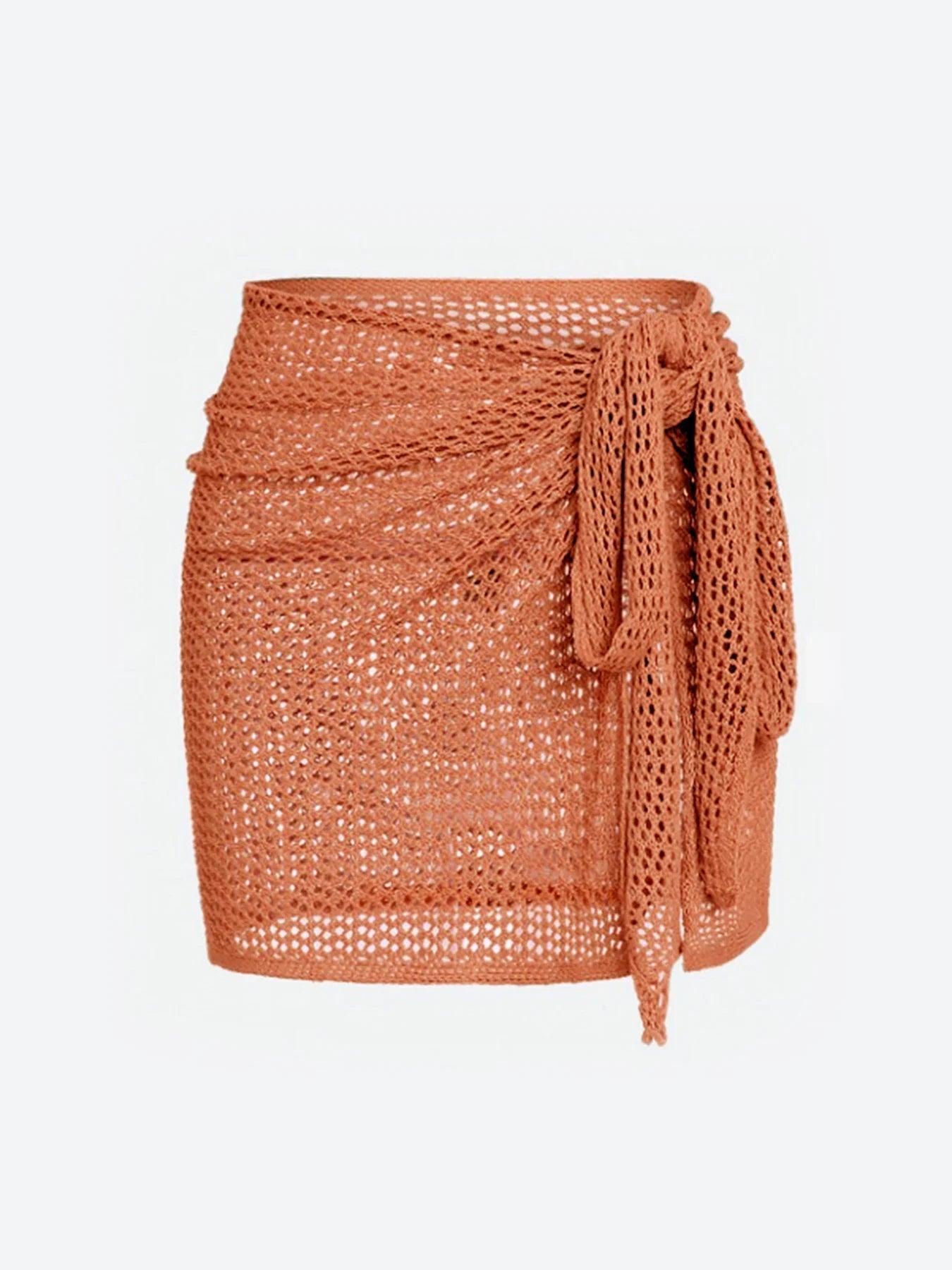 Women's Sheer Knit Beach Cover-Up Skirt