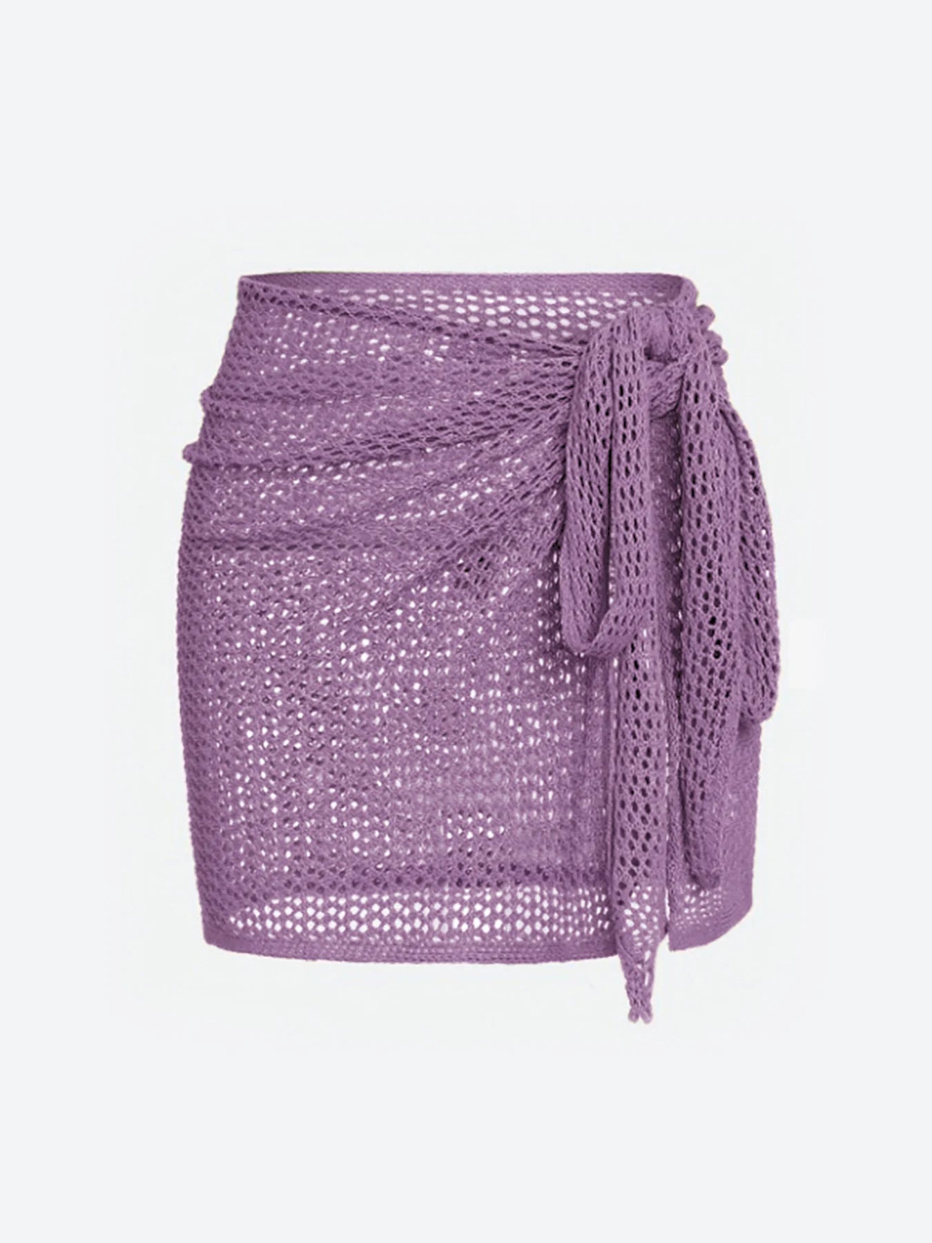 Women's Sheer Knit Beach Cover-Up Skirt