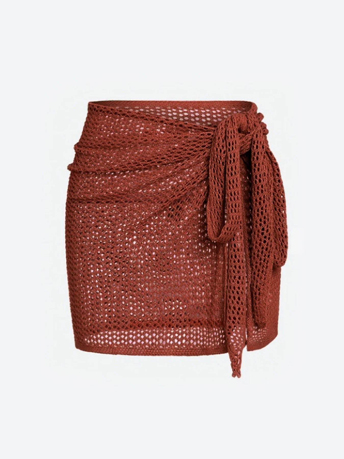 Women's Sheer Knit Beach Cover-Up Skirt