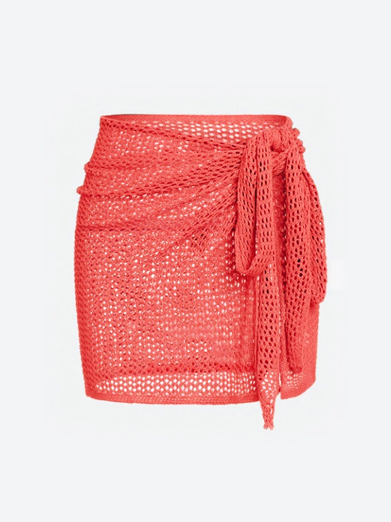 Women's Sheer Knit Beach Cover-Up Skirt