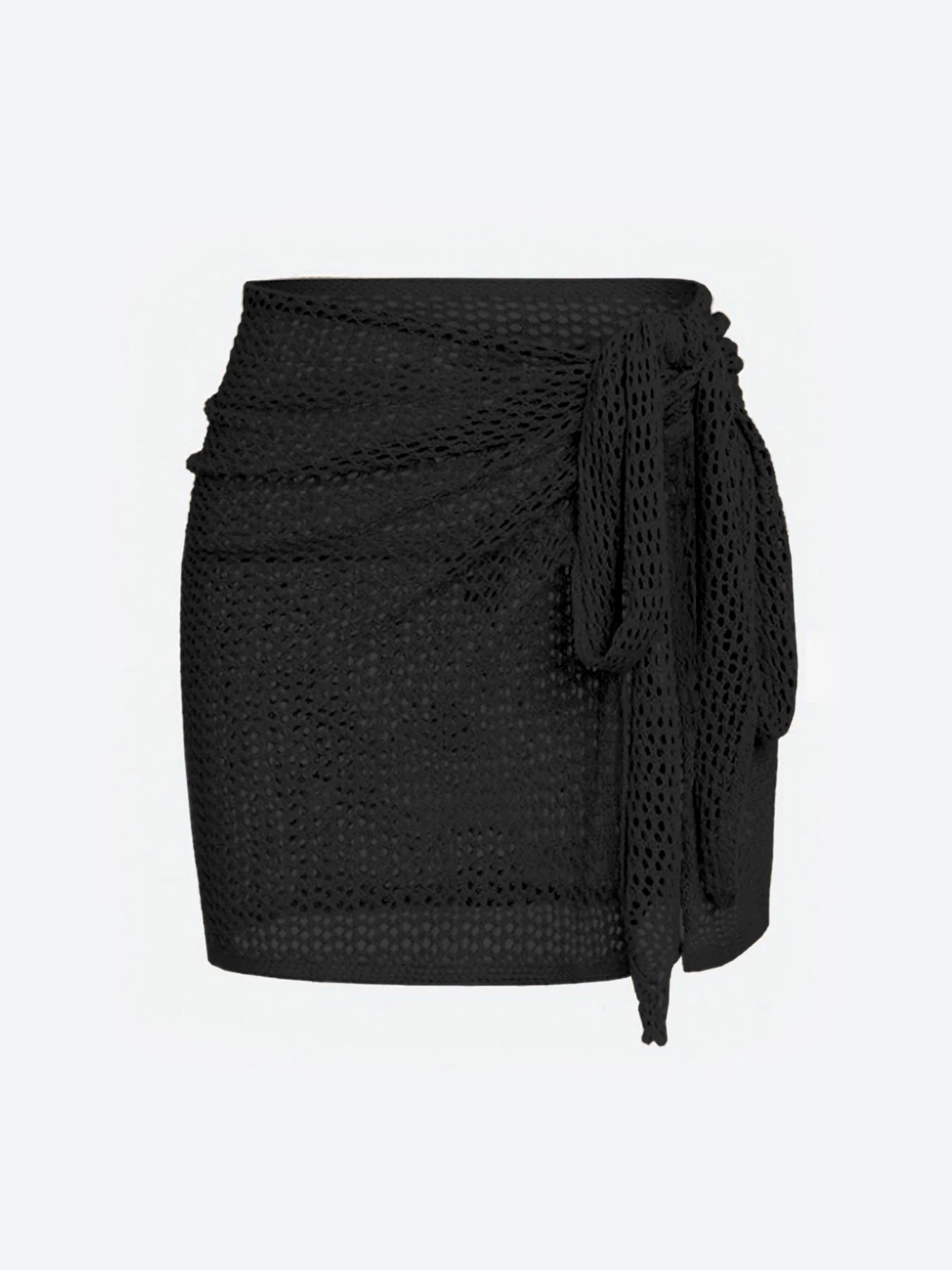 Women's Sheer Knit Beach Cover-Up Skirt