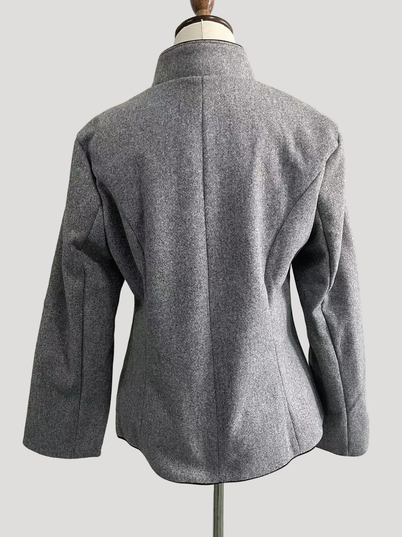 Women's Short Jacket with Multi-Button Placket and Color Accents | Charly Fashion