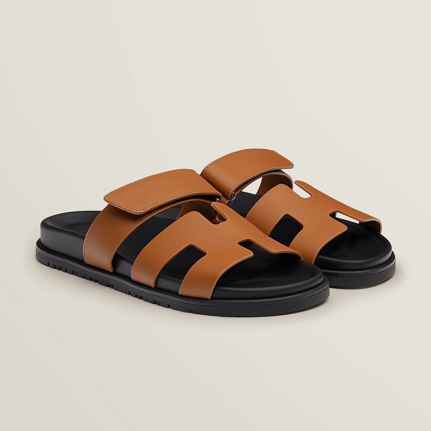 Women's Slippers with Modern Cutout Strap