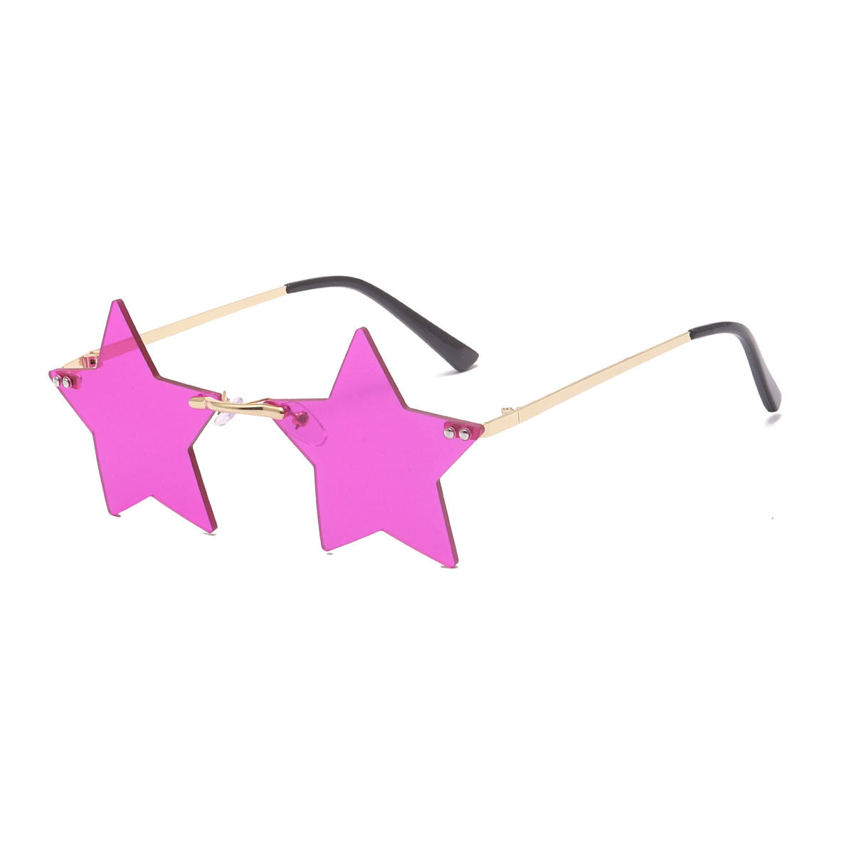 Women's Star-Frame Sunglasses with Gradient Lenses