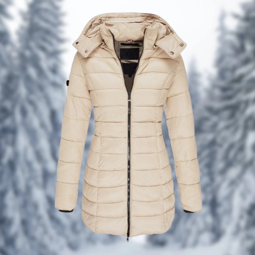 Women's Warm Winter Jacket - Windproof & Water-Resistant