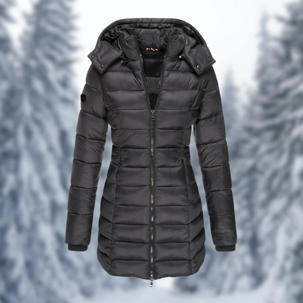 Women's Warm Winter Jacket - Windproof & Water-Resistant