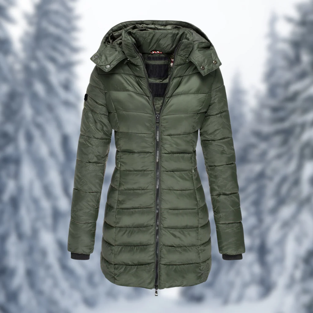 Women's Warm Winter Jacket - Windproof & Water-Resistant