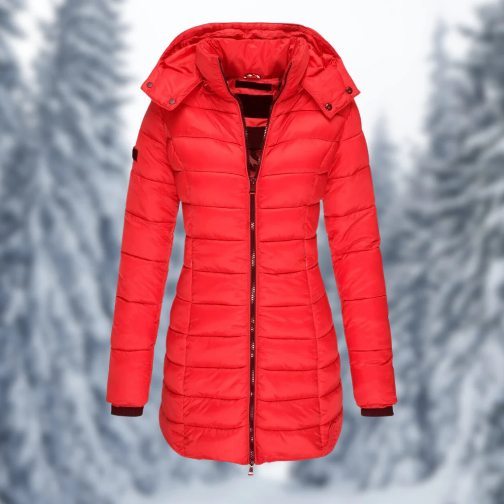 Women's Warm Winter Jacket - Windproof & Water-Resistant