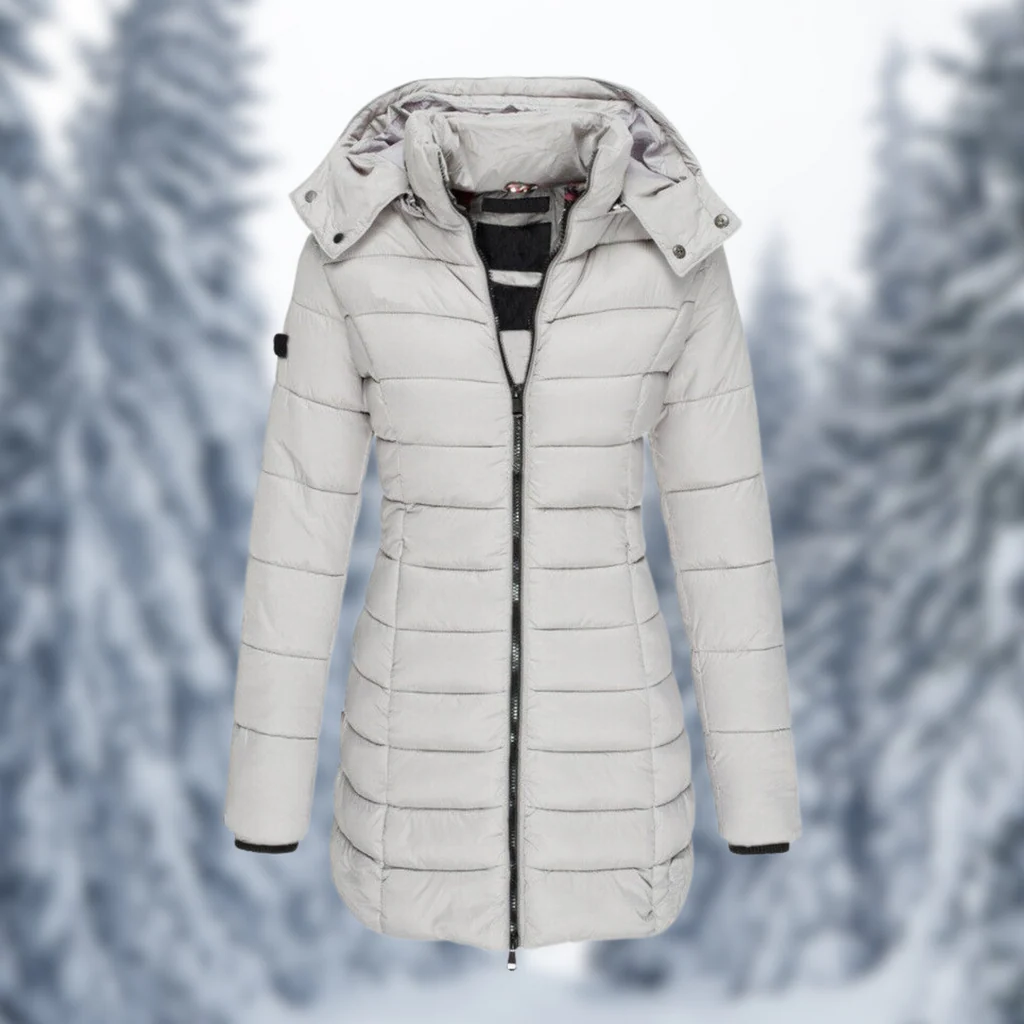 Women's Warm Winter Jacket - Windproof & Water-Resistant