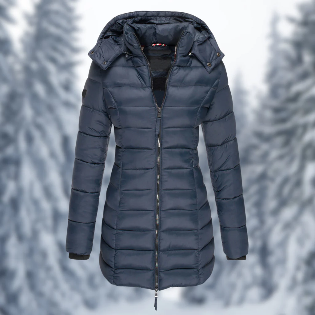 Women's Warm Winter Jacket - Windproof & Water-Resistant