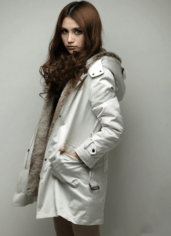 Women's Warm Winter Jacket with Faux Fur and Stylish Lining